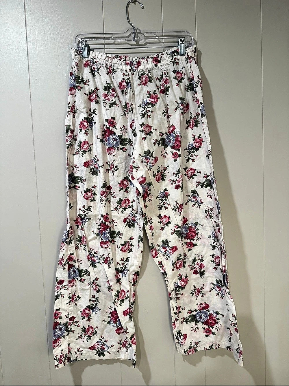 Ralph Lauren Floral Wide Leg Pajama Pants Size Large